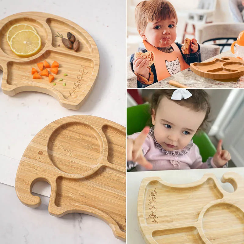 wooden dinner set