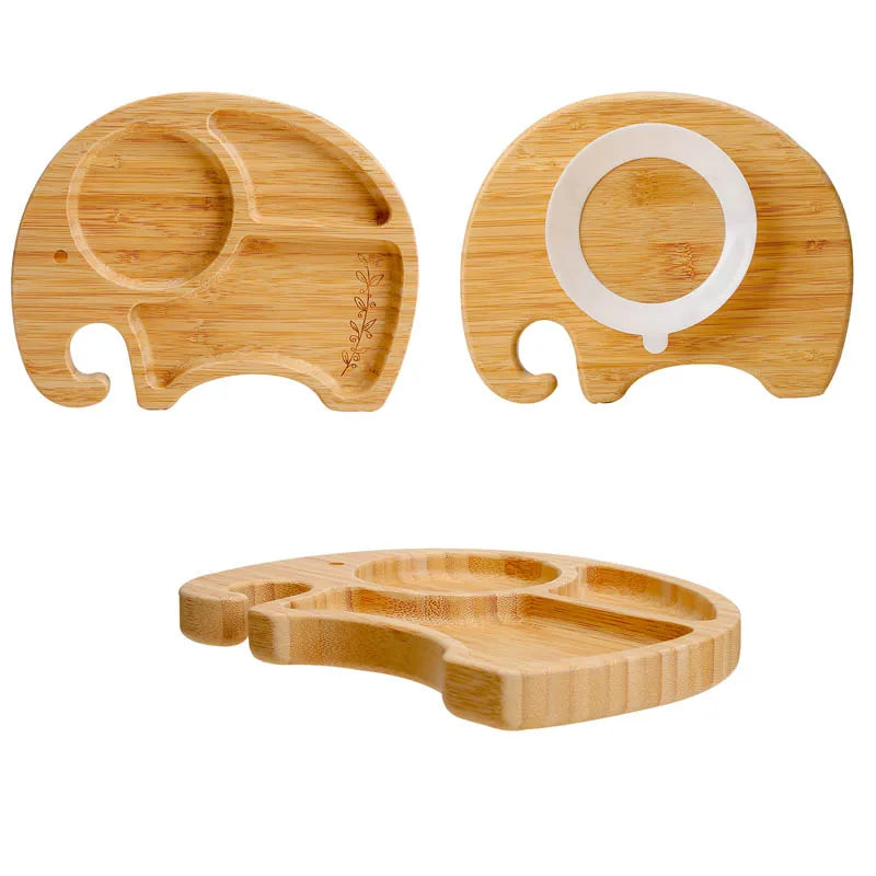 wooden dinnerware set